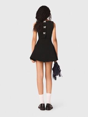Rinoua Skater dress with jewelled bows